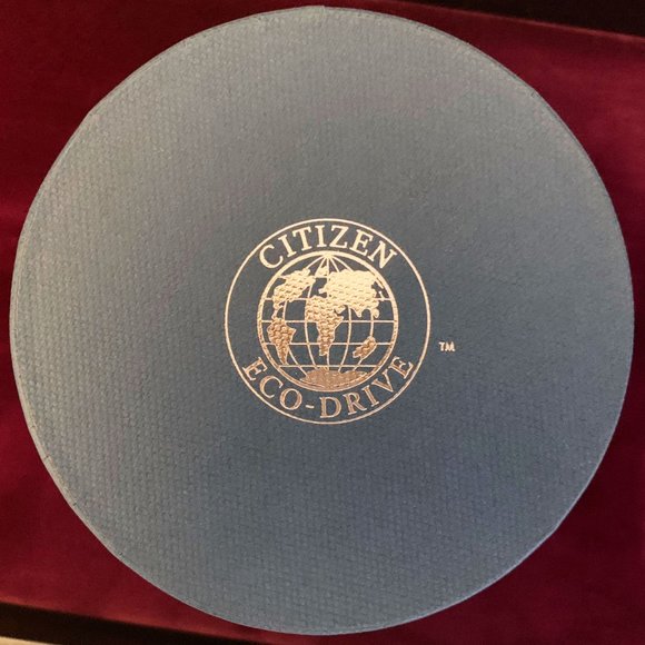 Citizen Men's AU1002-07P Eco-Drive Gold-Tone Brown Leather Strap Watch - Picture 5 of 5